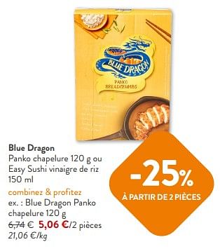 Promotions Blue dragon panko chapelure - Blue Dragon - Valide de 31/01/2024 à 13/02/2024 chez OKay