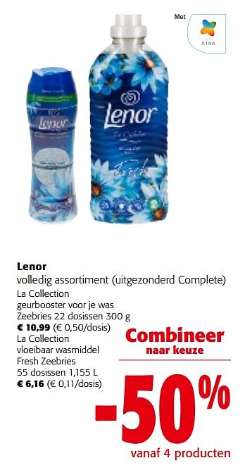 Promoties Lenor volledig assortiment - Lenor - Geldig van 31/01/2024 tot 13/02/2024 bij Colruyt