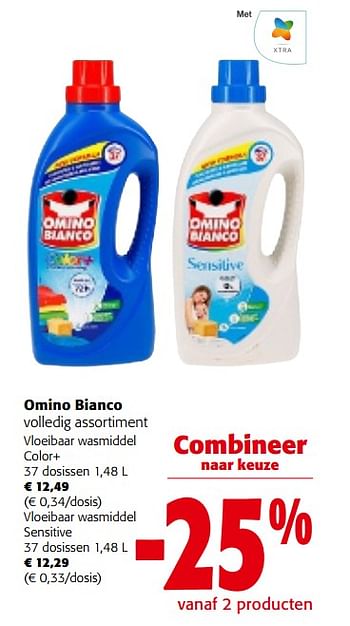 Promoties Omino bianco volledig assortiment - Omino Bianco - Geldig van 31/01/2024 tot 13/02/2024 bij Colruyt
