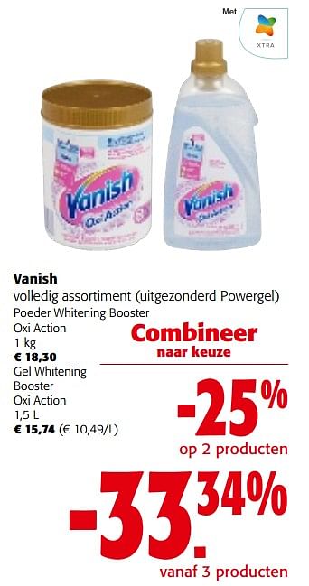 Promoties Vanish volledig assortiment - Vanish - Geldig van 31/01/2024 tot 13/02/2024 bij Colruyt