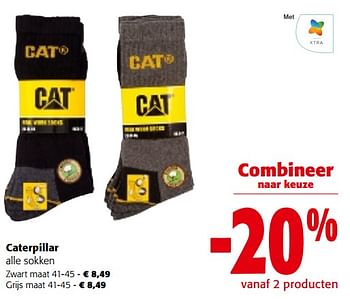 Promoties Caterpillar alle sokken - Caterpillar - Geldig van 31/01/2024 tot 13/02/2024 bij Colruyt