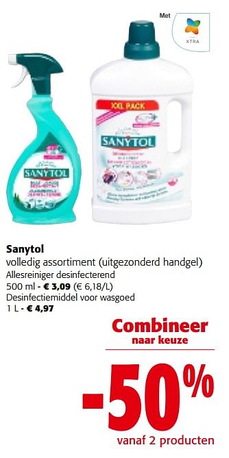 Promoties Sanytol volledig assortiment - Sanytol - Geldig van 31/01/2024 tot 13/02/2024 bij Colruyt