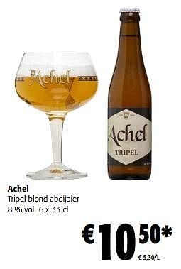 Promoties Achel tripel blond abdijbier - Achel - Geldig van 31/01/2024 tot 13/02/2024 bij Colruyt