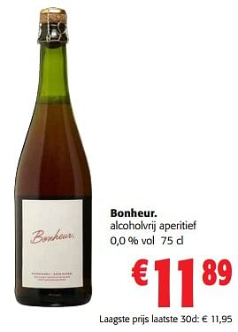 Promoties Bonheur. alcoholvrij aperitief - Bonheur - Geldig van 31/01/2024 tot 13/02/2024 bij Colruyt