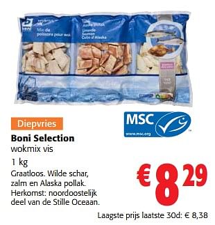 Promoties Boni selection wokmix vis - Boni - Geldig van 31/01/2024 tot 13/02/2024 bij Colruyt