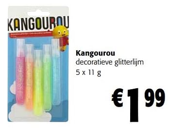 Promoties Kangourou decoratieve glitterlijm - Kangourou - Geldig van 31/01/2024 tot 13/02/2024 bij Colruyt