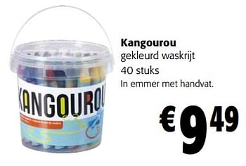 Promoties Kangourou gekleurd waskrijt - Kangourou - Geldig van 31/01/2024 tot 13/02/2024 bij Colruyt