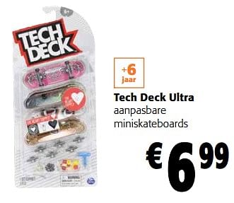 Promoties Tech deck ultra aanpasbare miniskateboards - Tech Deck - Geldig van 31/01/2024 tot 13/02/2024 bij Colruyt
