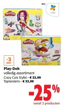 Promoties Play-doh volledig assortiment - Play-Doh - Geldig van 31/01/2024 tot 13/02/2024 bij Colruyt