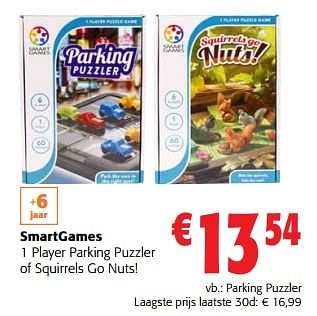 Promoties Smartgames parking puzzler - Smart Games - Geldig van 31/01/2024 tot 13/02/2024 bij Colruyt