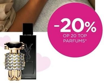 Promoties -20% op 20 top parfums - Huismerk - ICI PARIS XL - Geldig van 01/02/2024 tot 14/02/2024 bij ICI PARIS XL
