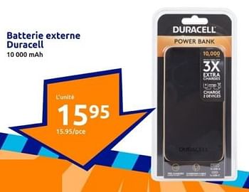 Promotions Batterie externe duracell - Duracell - Valide de 31/01/2024 à 06/02/2024 chez Action