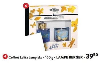 Promotions Coffret lolita lempicka - Lampe Berger - Valide de 31/01/2024 à 13/02/2024 chez DI