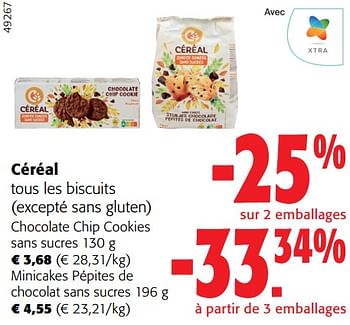 Promotions Céréal tous les biscuits - Céréal - Valide de 31/01/2024 à 13/02/2024 chez Colruyt