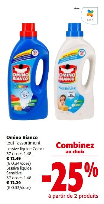 Promotions Omino bianco tout l`assortiment - Omino Bianco - Valide de 31/01/2024 à 13/02/2024 chez Colruyt