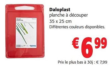 Promotions Daloplast planche à découper - Daloplast - Valide de 31/01/2024 à 13/02/2024 chez Colruyt