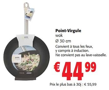 Promotions Point-virgule wok - Point-Virgule - Valide de 31/01/2024 à 13/02/2024 chez Colruyt