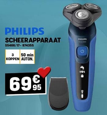 Promoties Philips scheerapparaat s5466-17 - Philips - Geldig van 01/02/2024 tot 11/02/2024 bij Electro Depot