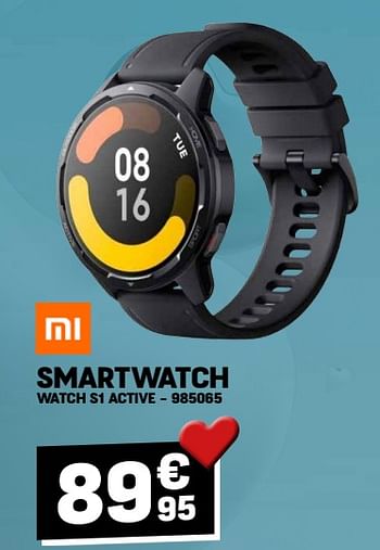Promoties Xiaomi smartwatch watch s1 active - Xiaomi - Geldig van 01/02/2024 tot 11/02/2024 bij Electro Depot