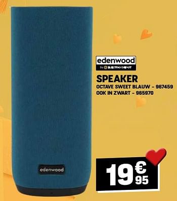 Promoties Edenwood speaker octave sweet blauw - Edenwood  - Geldig van 01/02/2024 tot 11/02/2024 bij Electro Depot