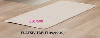 Promotions Flatsiv tapijt - Produit Maison - Jysk - Valide de 01/02/2024 à 03/03/2024 chez Jysk