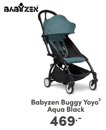 Promoties Babyzen buggy yoyo2 aqua black - Babyzen - Geldig van 04/02/2024 tot 10/02/2024 bij Baby & Tiener Megastore
