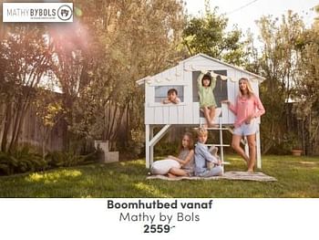 Promoties Boomhutbed mathy by bols - Mathy by Bols - Geldig van 04/02/2024 tot 24/02/2024 bij Baby & Tiener Megastore