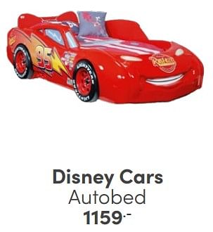Promoties Disney cars autobed - Disney - Geldig van 04/02/2024 tot 24/02/2024 bij Baby & Tiener Megastore