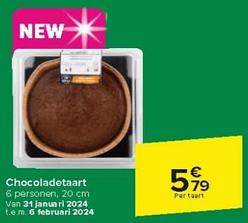 Promoties Chocoladetaart - Huismerk - Carrefour Express - Geldig van 31/01/2024 tot 13/02/2024 bij Carrefour Express