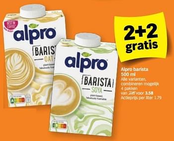 Promoties Alpro barista - Alpro - Geldig van 05/02/2024 tot 11/02/2024 bij Albert Heijn