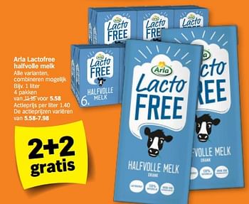 Promotions Arla lactofree halfvolle melk - Arla - Valide de 05/02/2024 à 11/02/2024 chez Albert Heijn