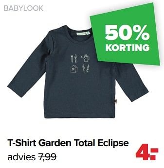 Promoties Babylook t-shirt garden total eclipse - Baby look - Geldig van 29/01/2024 tot 24/02/2024 bij Baby-Dump