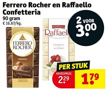 Promoties Ferrero rocher en raffaello confetteria - Ferrero - Geldig van 06/02/2024 tot 11/02/2024 bij Kruidvat