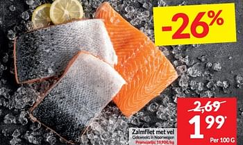 Promoties Zalmfilet met vel - Huismerk - Intermarche - Geldig van 06/02/2024 tot 11/02/2024 bij Intermarche