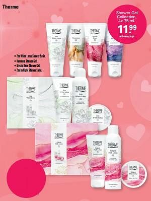 Promoties Shower gel collection - Therme - Geldig van 31/01/2024 tot 17/02/2024 bij De Online Drogist