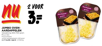 Promoties Jumbo aardappelgratin - Huismerk - Jumbo - Geldig van 07/02/2024 tot 13/02/2024 bij Jumbo