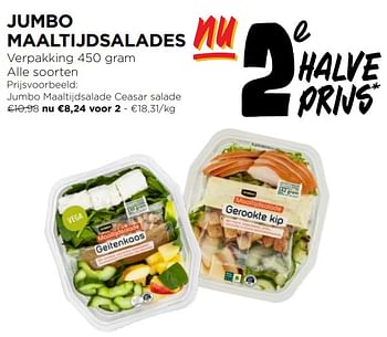 Promoties Jumbo maaltijdsalade ceasar salade - Huismerk - Jumbo - Geldig van 07/02/2024 tot 13/02/2024 bij Jumbo