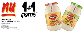Promoties Pauwels mayonaise - Pauwels - Geldig van 07/02/2024 tot 13/02/2024 bij Jumbo