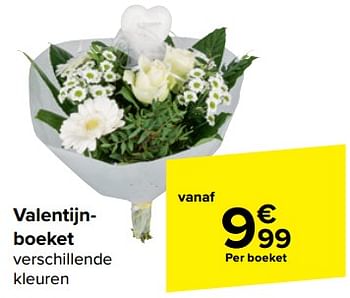 Promoties Valentijnboeket - Huismerk - Carrefour Express - Geldig van 07/02/2024 tot 13/02/2024 bij Carrefour Express