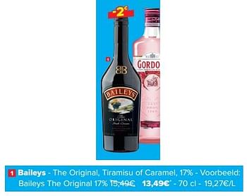 Promoties Baileys the original - Baileys - Geldig van 07/02/2024 tot 19/02/2024 bij Carrefour