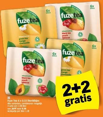 Promotions Fuze tea - FuzeTea - Valide de 05/02/2024 à 11/02/2024 chez Albert Heijn