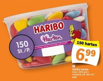 Promotions Haribo harten - Haribo - Valide de 05/02/2024 à 11/02/2024 chez Albert Heijn