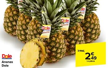 Promotions Ananas dole - Dole - Valide de 07/02/2024 à 19/02/2024 chez Carrefour