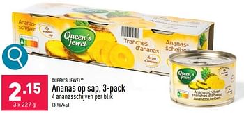 Promotions Ananas op sap - Queen's Jewel - Valide de 12/02/2024 à 17/02/2024 chez Aldi