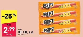Promoties Bifi xxl - Bifi - Geldig van 12/02/2024 tot 17/02/2024 bij Aldi