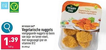 Promoties Vegetarische nuggets - My Veggie Day - Geldig van 12/02/2024 tot 17/02/2024 bij Aldi
