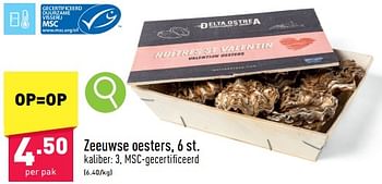 Promoties Zeeuwse oesters - Huismerk - Aldi - Geldig van 12/02/2024 tot 17/02/2024 bij Aldi