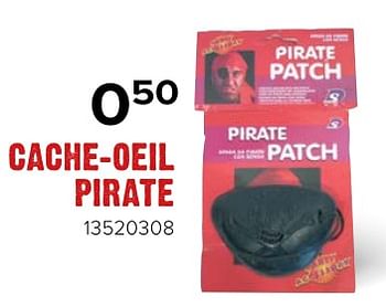 Promoties Cache-oeil pirate - Huismerk - Euroshop - Geldig van 26/01/2024 tot 18/02/2024 bij Euro Shop