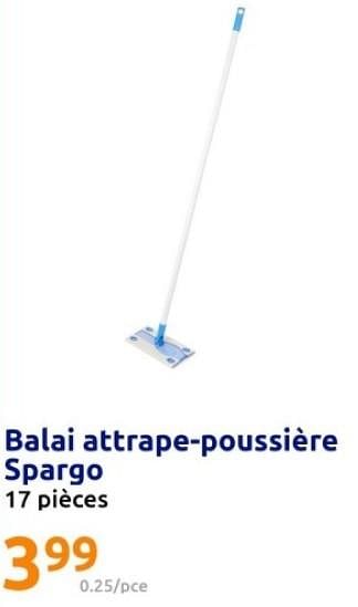 Promoties Balai attrape-poussiére spargo - Spargo - Geldig van 07/02/2024 tot 13/02/2024 bij Action
