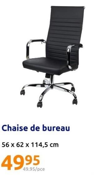 Promotions Chaise de bureau - Produit Maison - Action - Valide de 07/02/2024 à 13/02/2024 chez Action